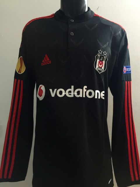 Besiktas # 9 BA LS Away Match Jersey 2014/15 ( UEFA UEL Badge + UEFA Respect Badge ) Size L from adidas at Besiktas Shop # 